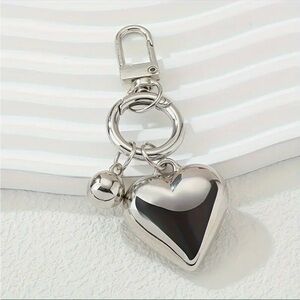 NWT! Heart-Shaped Keychain, Love Theme Keyring, Personalized Wallet.